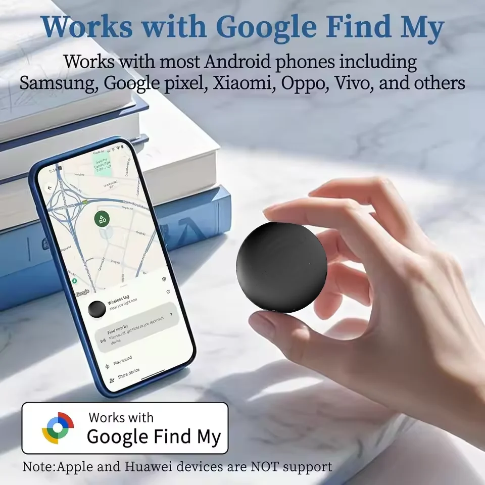

Locator Tracker for Android Phones Work With Google Find Hub App Key Bag Finder Smart Tag for Xiaomi For Samsung