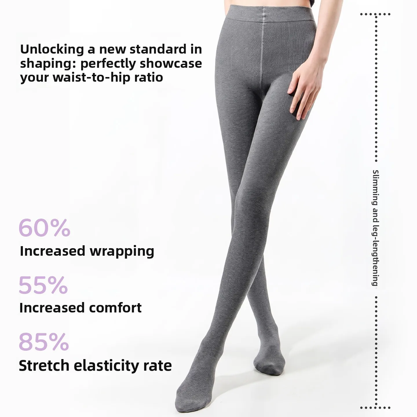 Kave Women Fall Outerwear Pantyhose Winter Warm Leggings Butt Lift Tummy Control Slim Leg Compression Shaping Thermal Tights