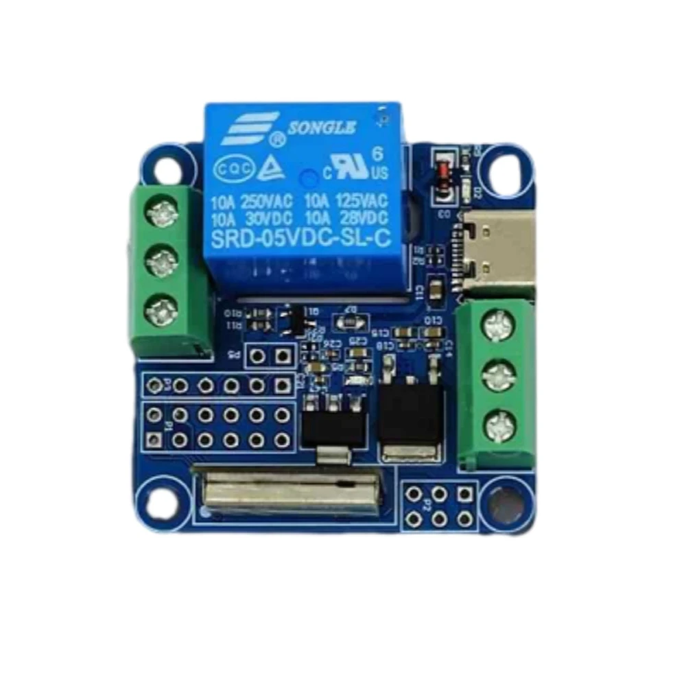 

WB2-01M WiFi Bluetooth-compatible BLE Single Relay Module Suit for WB2 Secondary Development with Led Indicator Type-C/DC7-12V