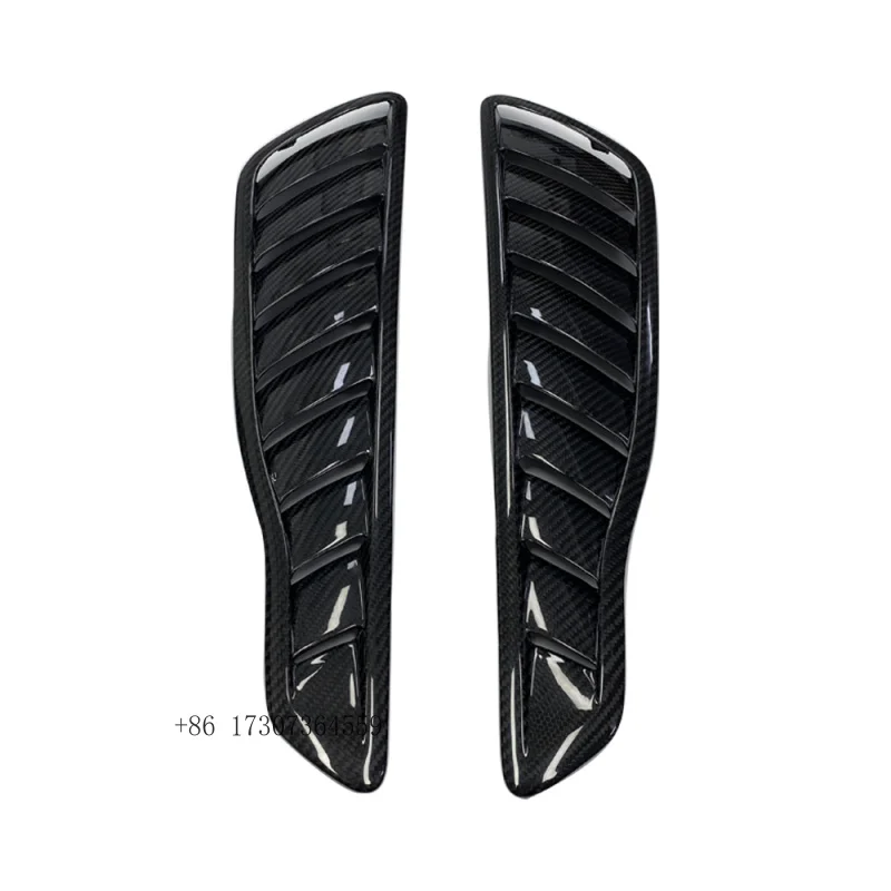 

Глянцевое крыло PRO Style, сухое углеродное волокно, вентиляционные отверстия, спойлер, воздухозаборник для Mercedes AMG GTR PRO