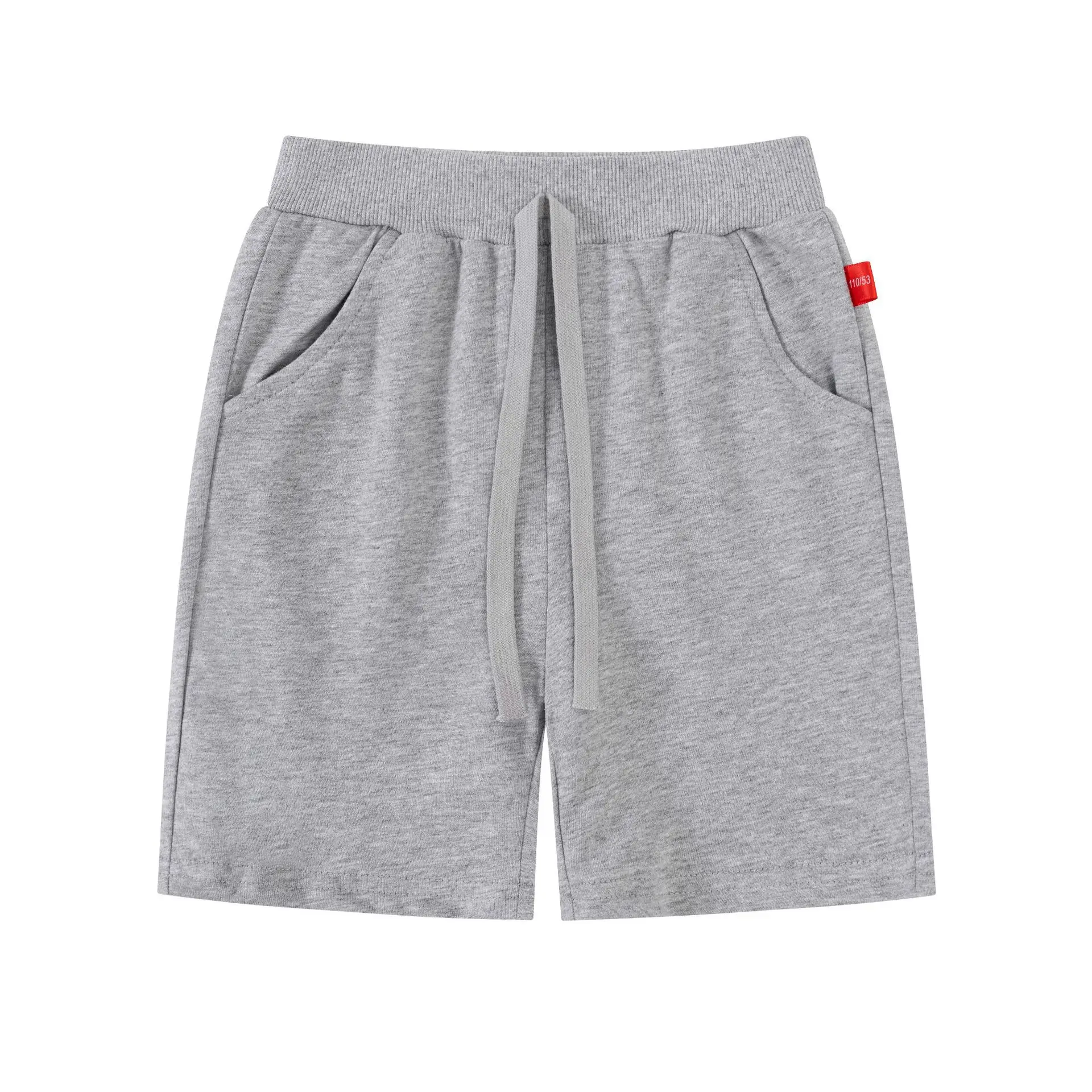 1pcs 100% Cotton Kid Shorts Boy Girl Solid Color Short Baby Solid Color Casual Pant Summer Children Sport Short Pants Grey Black view 6