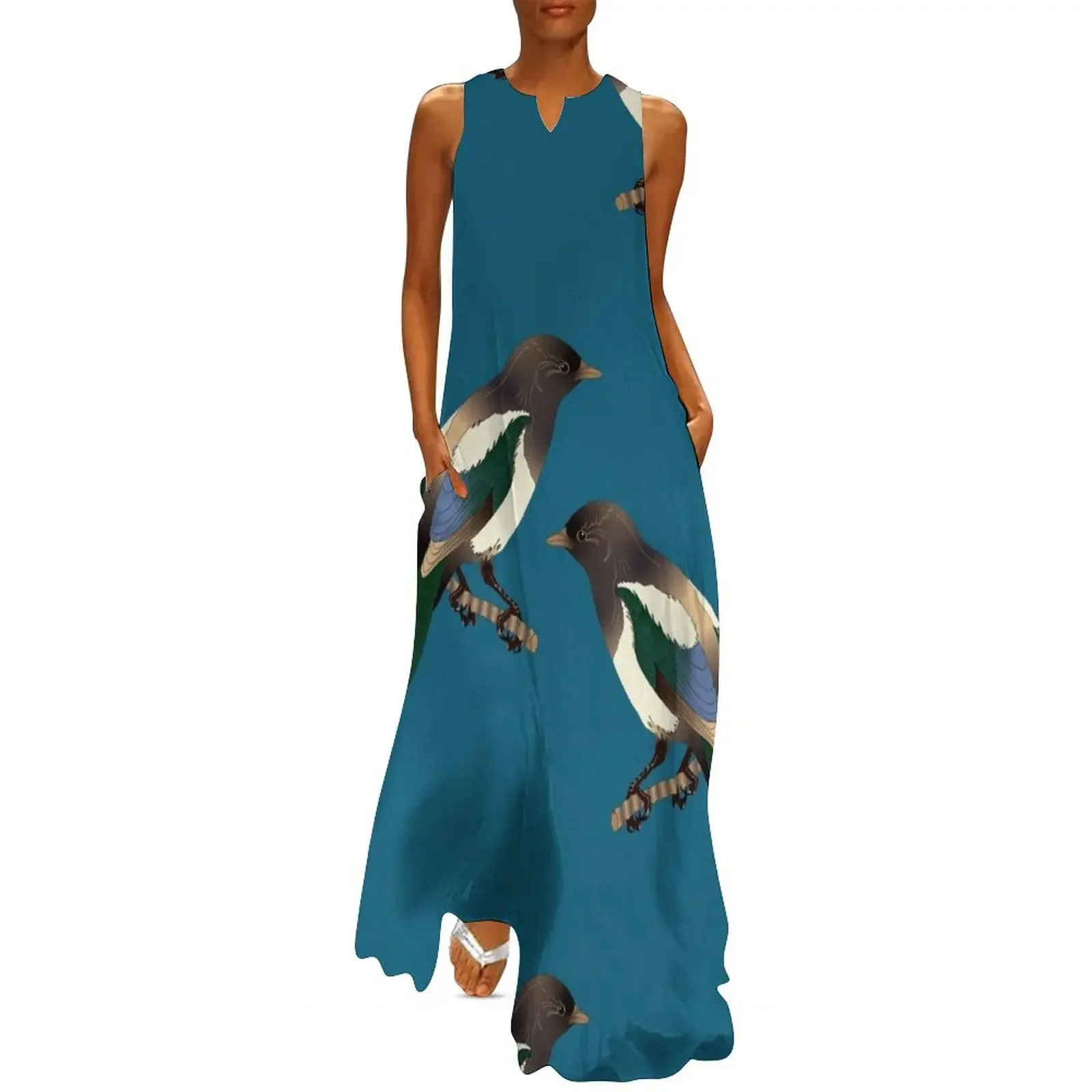 

Magpie Long Dress evening dress women elegant women's dresses sale Party dresses summer woman dress 2025