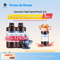 ANYCUBIC High Speed Resin For LCS SLA 3d Printer 3X Faster Printing 405nm Resin Speed Quick Curing  For Photon Mono M5S