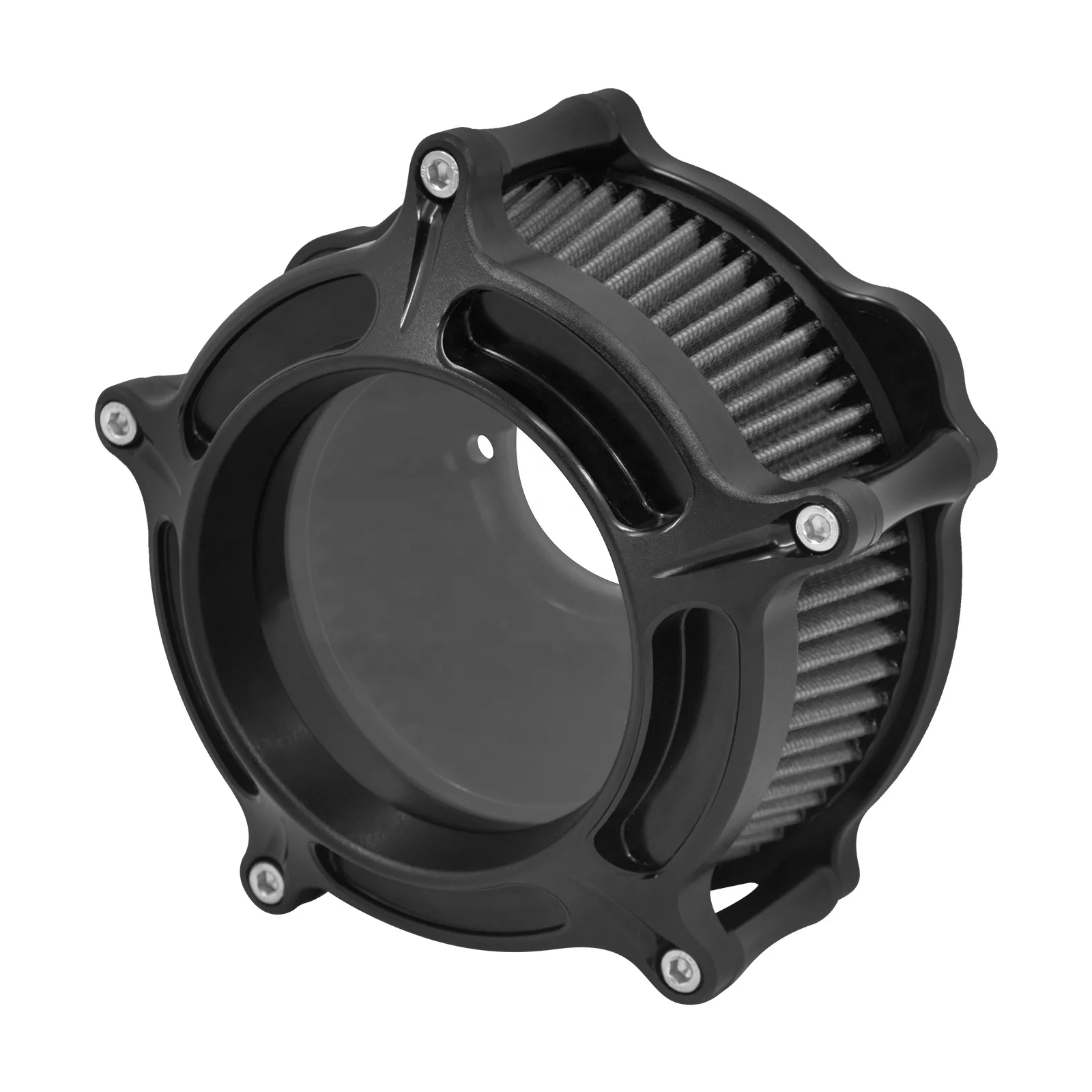 

STLF For Harley Touring Electra Glide Softail Sportster FLSL Motorcycle Air Cleaner Intake Red Grey CNC Aluminum Filter New Cond