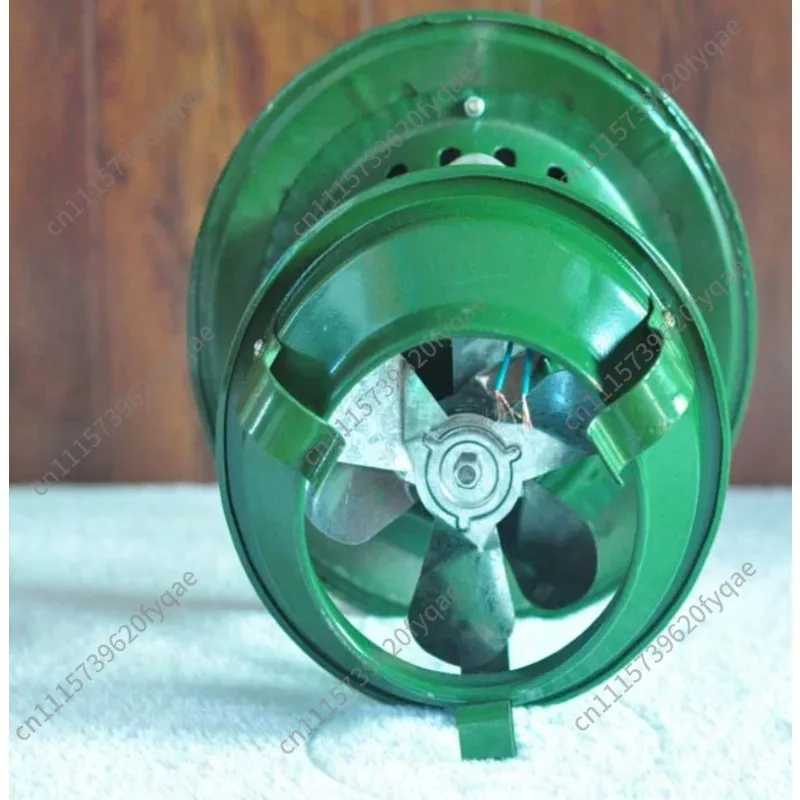 80W Double‑Blade Domestic Chimney Exhaust Fan Household Stove Smoke Extractor Ventilation Blower