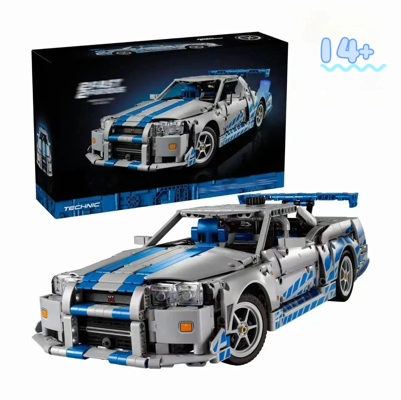 

Конструктор Disney 42210 Nissan GT-R R34: Коллекционная модель гоночного автомобиля для дома и в подарок