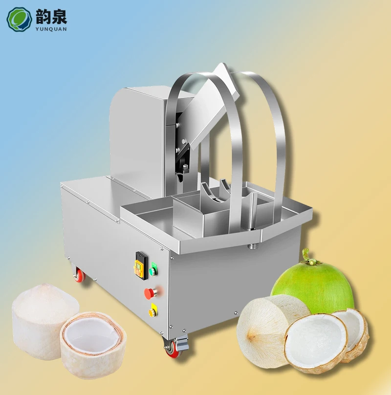 Coconut Cutting Machine Automatic Fresh Coconut Opener Coconut Split-in-Half Machine