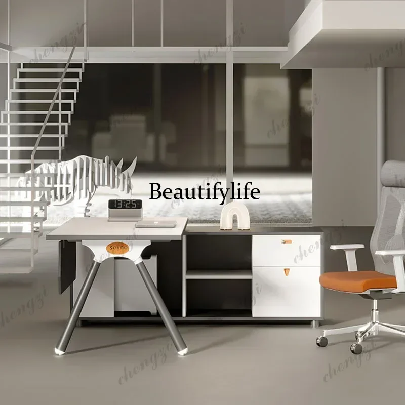 Postmodern Office Desk Workshop Table Office Work Study Furniture Room Supplies Accessories
