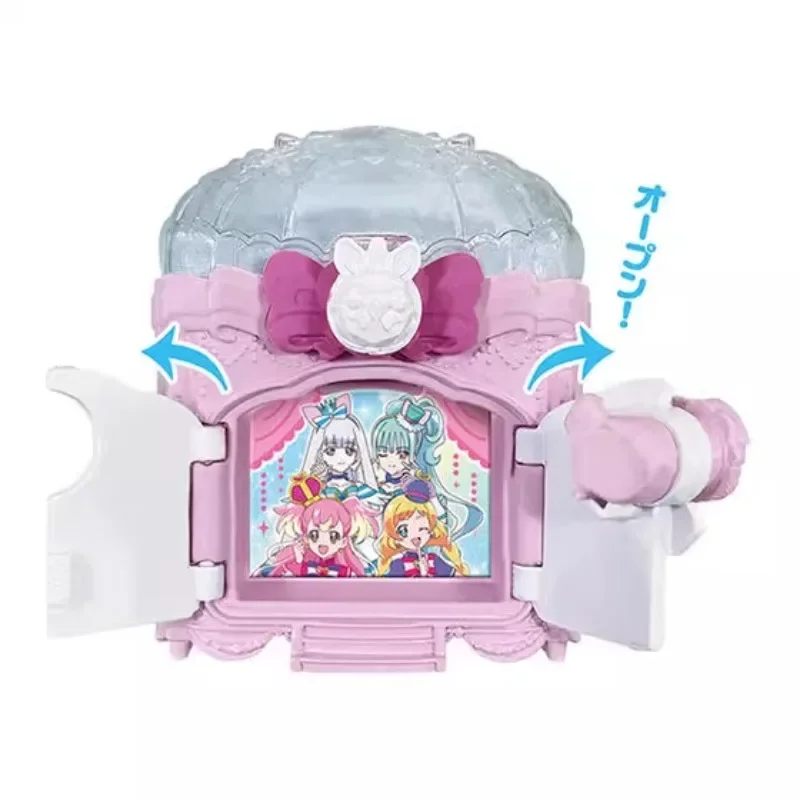 Original Wonderful Pretty Cure Precure ของเล่น Gashapon Transformer อะนิเมะรูปเครื่องประดับของเล่น