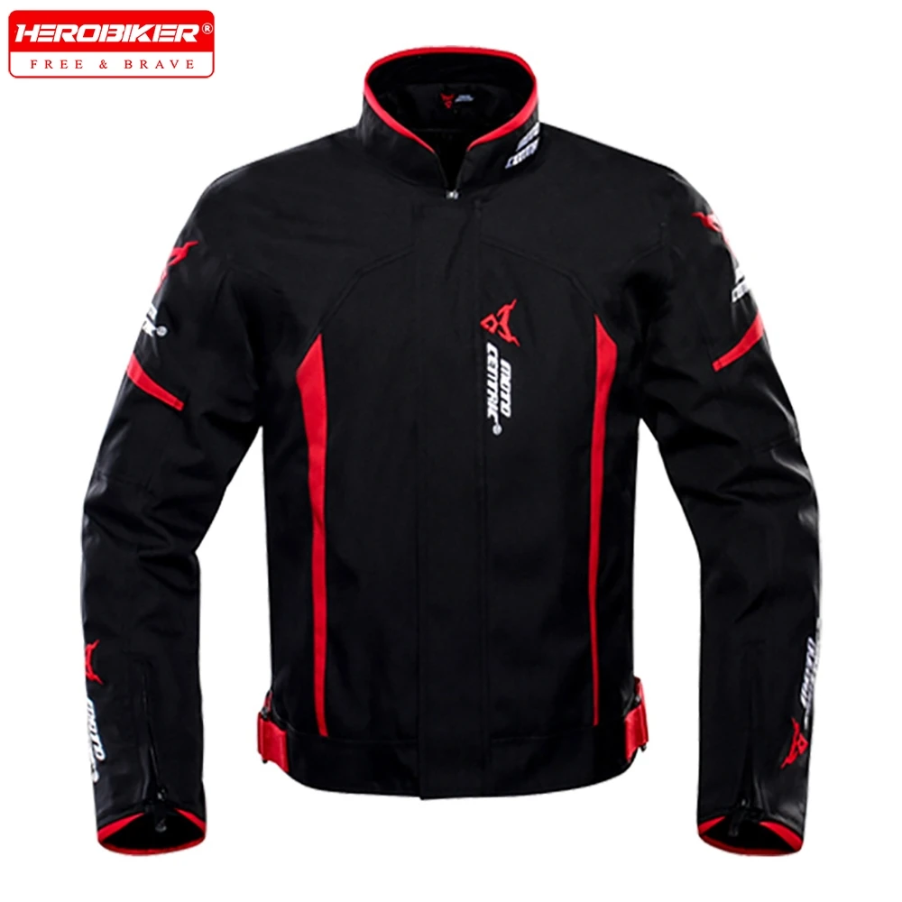 

Waterproof Men's Biker Jacket Motorcycle Jacket Wear-Resistant Motorcyclist Motorcycle Accessories Anti-Fall Racing Jacket
