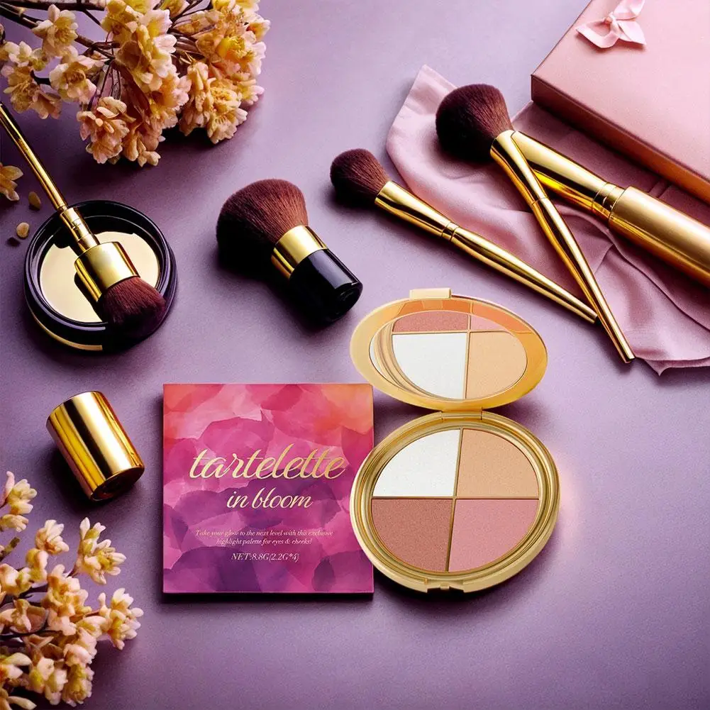 พาเลทอายแชโดว์ บลัชออน 3 in 1 ช่วยลดจุดด่างดำบนใบหน้า ให้ผิวกระจ่างใส อเนกประสงค์ พกพาสะดวก ใช้ได้ทุกวัน