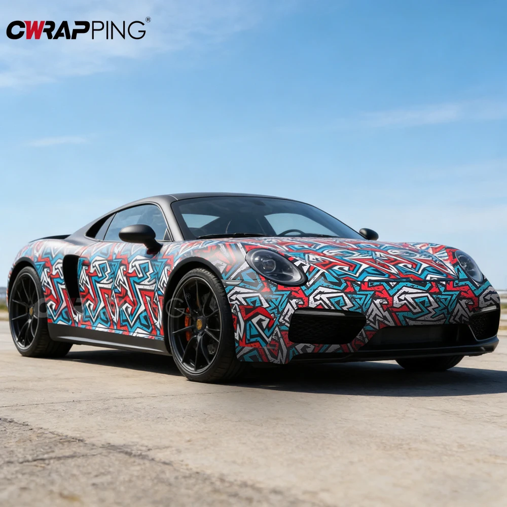 

Automotive Vinyl Car Stickers Self-adhesive Sticker for Car Accessories Air-release Waterproof Anti-Scratch Film Wrapping Foil
