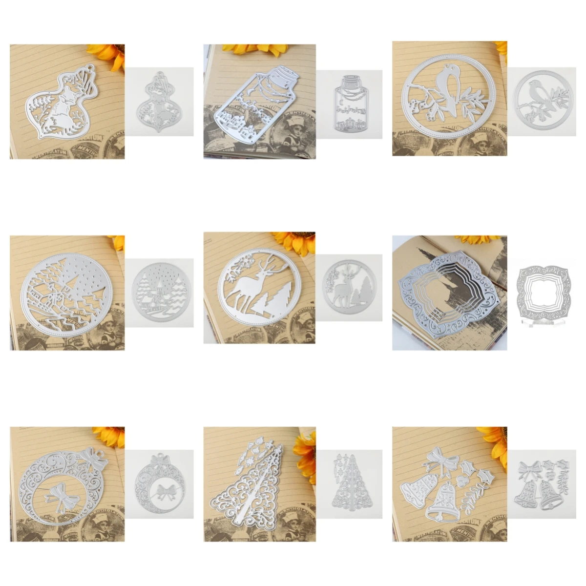 Decoration Christmas Metal Cutting Dies for Scrapbooking New Arrival Die Cutters for Scrapbooking Making Craft Cutting Templates