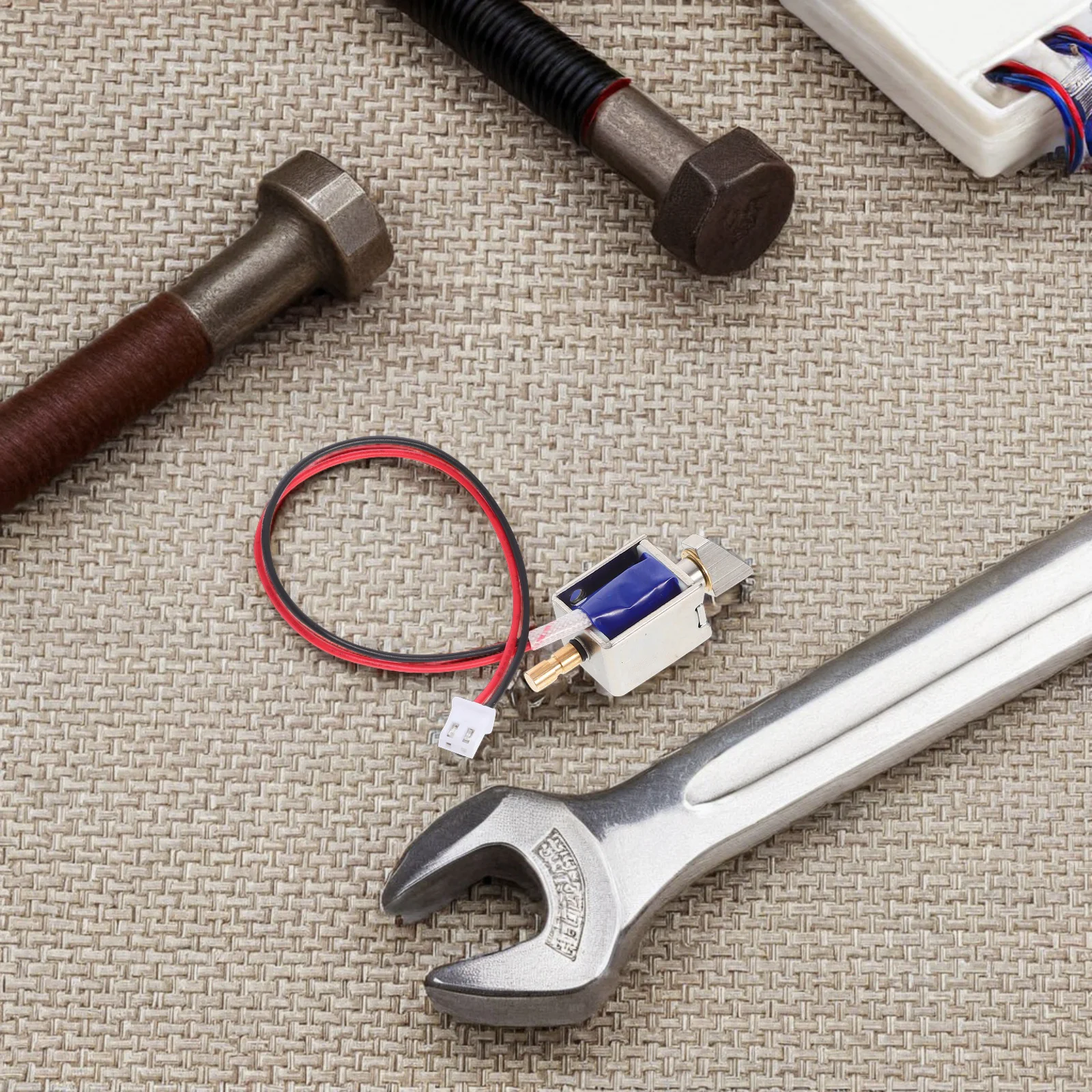 

Micro Solenoid Lock Mini Electromagnetic Door Latch For Cabinet Drawer Dc12V 0.43A Electronic Access Control Lock