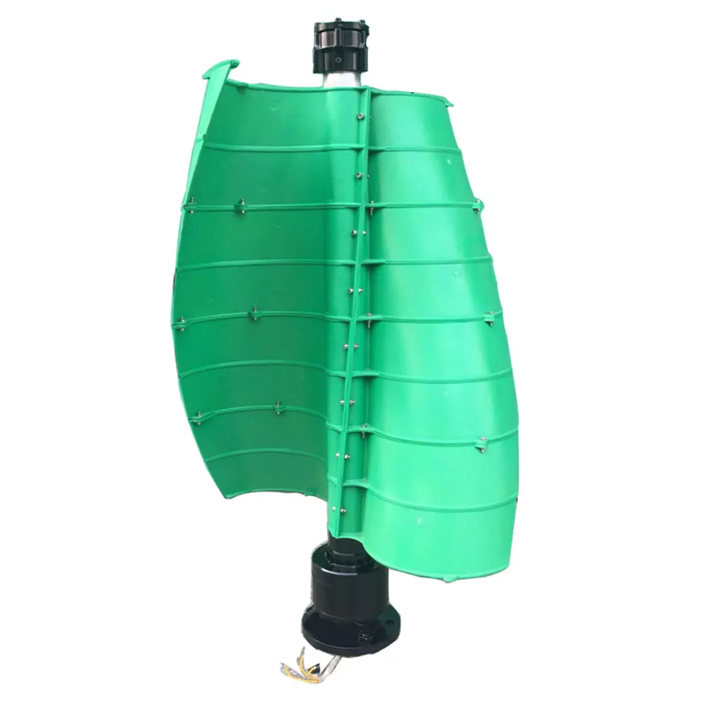 Household Wind Turbine Vertical Axis 200W-300W Small Vertical Axis Wind Turbine Start In Breeze