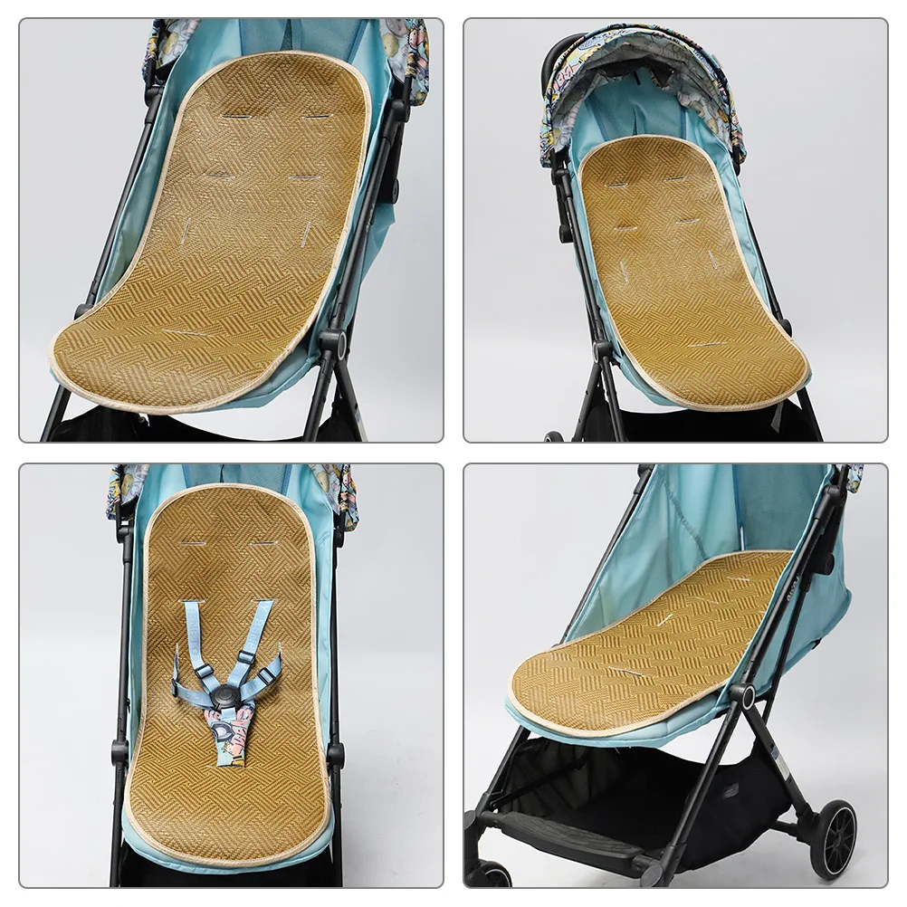 

Охлаждающая подставка для детской коляски, легкая охлаждающая подушка для детской автомобиля, дышащий коврик из ротанга, универсальная летняя подушка