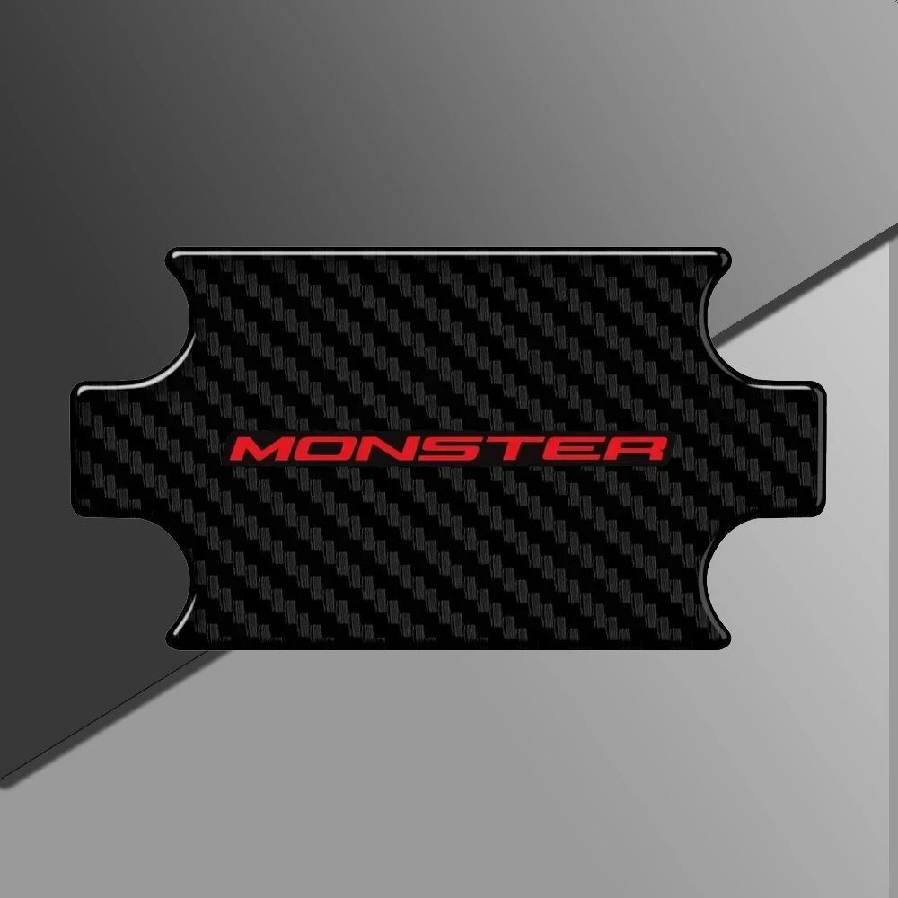 

For Ducati Monster Motorcycle Yoke Defender Carbon Fiber Texture Kit Protective Stickers