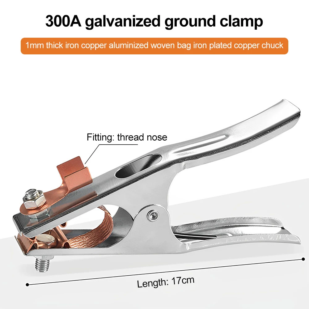 300A A Type Electric Welding Machine Cable Ground Wire Earth Clamp Plier Tool Welding Electrode Holder