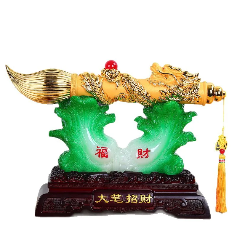 Make a fortune Chinese-style ornaments gather golden toads, living room, home furnishing boss, office desktop decorations,