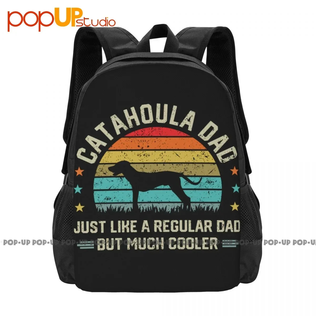 

Best Catahoula Dad Ever Catahoula Leopard Dog Father Backpack Large Capacity Softback School Sport Bag