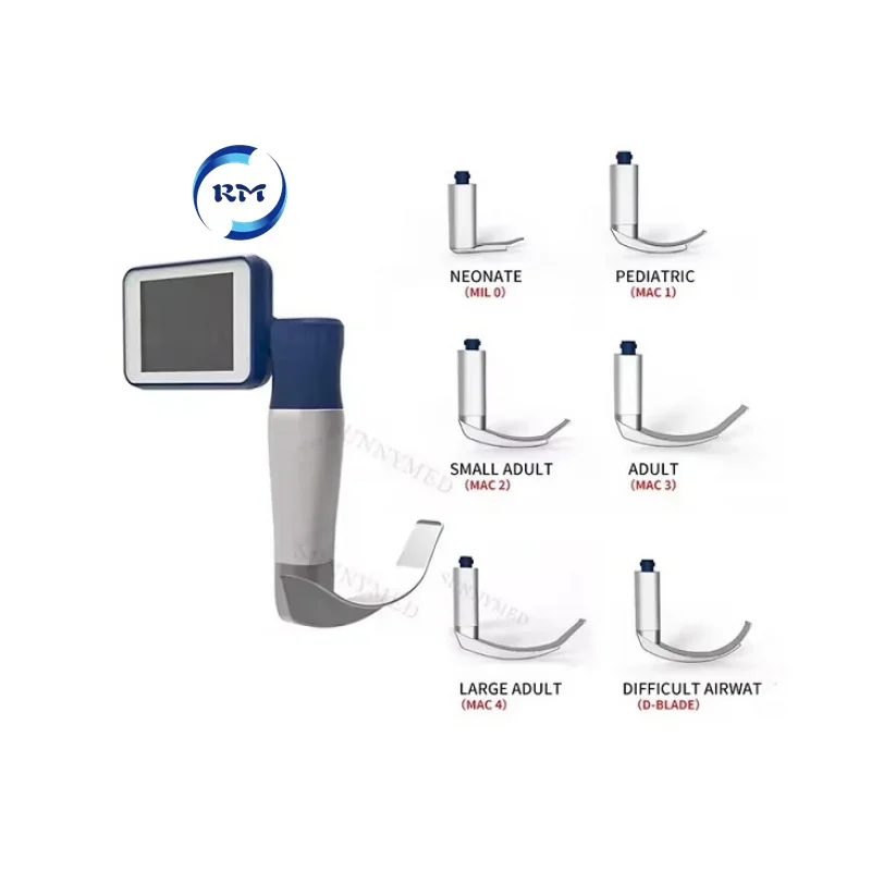

Visual portable video laryngoscope for veterinary use hospital medical video laryngoscope camera endoscope