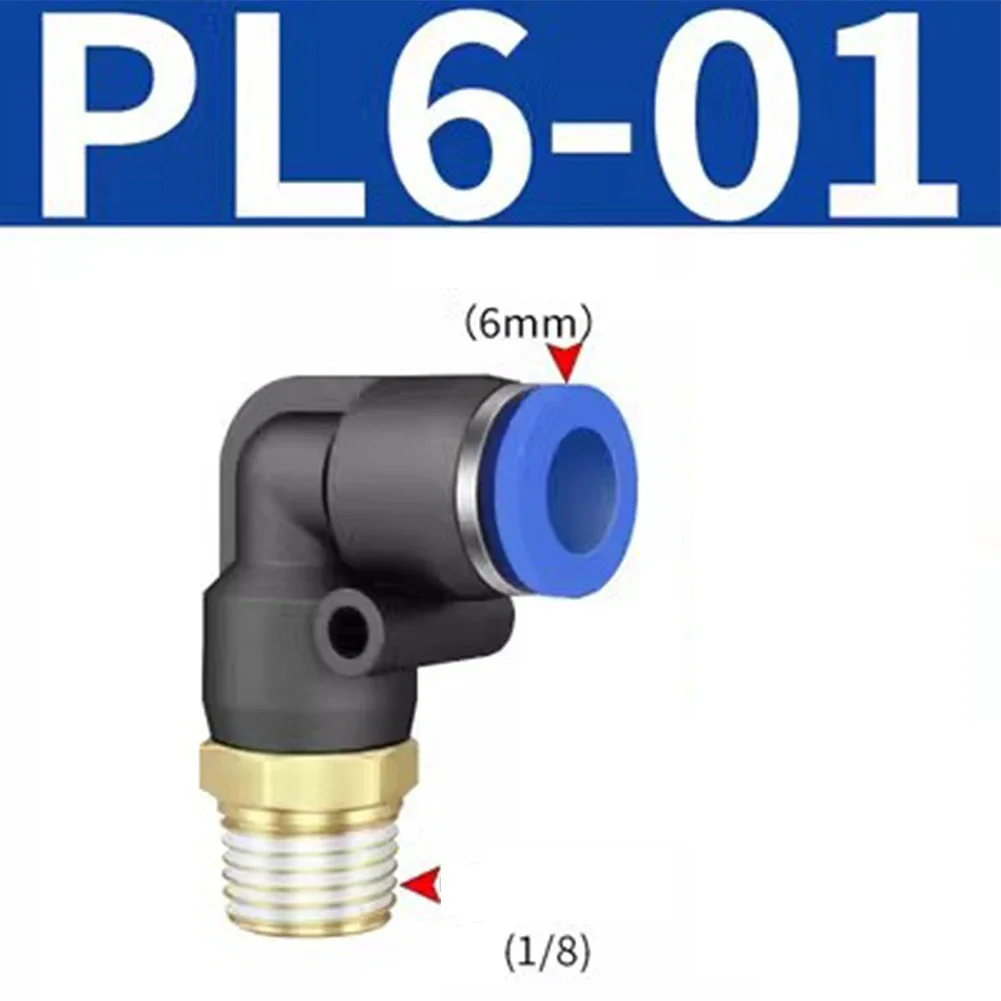 360 Degree Rotatable Pneumatic Elbow Tee Connector Leak Proof Design Easy Installation High Pressure Resistance