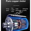 Máquina de bandas de bordes Manual, 1200W, encolado de doble cara, portátil, para carpintería, 220V 3
