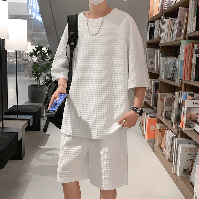 

Summer Casual Baskeall Sportswear Set for Men ort Sve Five orts Teenage T-irt Brand New Haome M Clothing