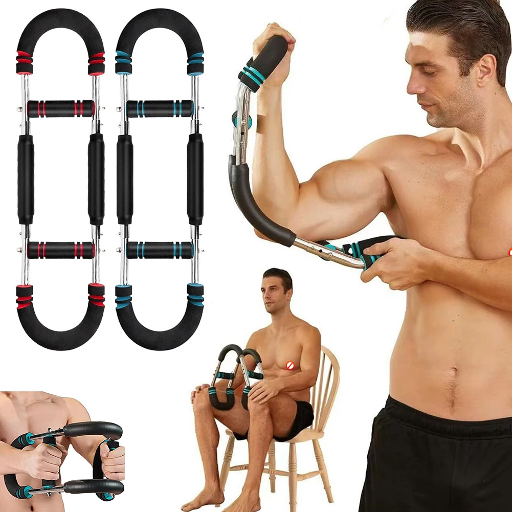 

Twister Arm Trainer Adjustable Shoulder Muscle Training Equipment Detachable U-Shaped Power Twist Arm Trainer Fitness Anywhere
