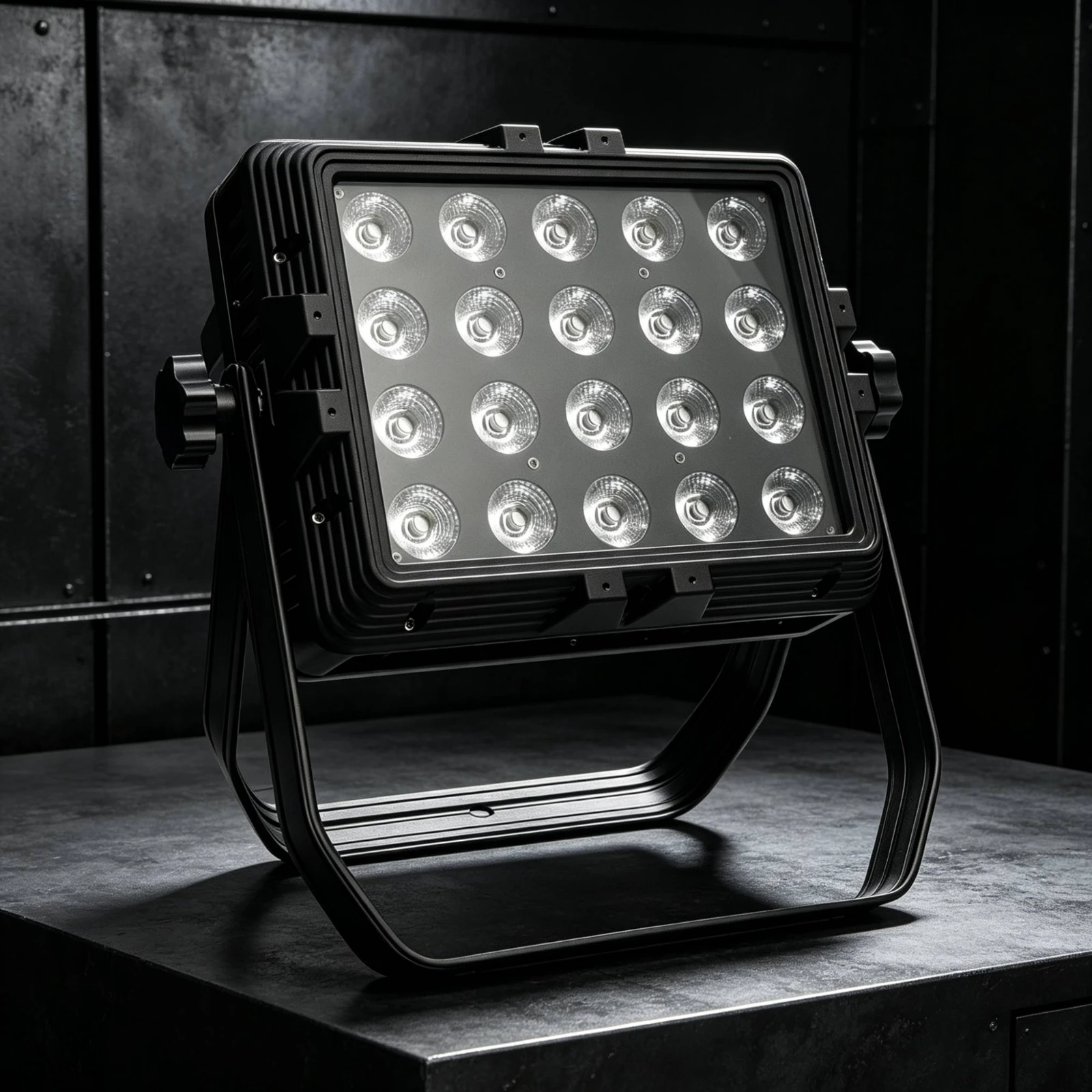 LED Floodlight Adjustable Floodlight with Mounting Bracket Stage Light Outdoor for Professionals, Concerts, Weddings