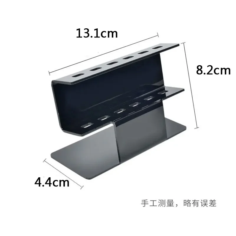 Acrylic Lashes Tweezers Storage Holder 6 Holes Stand Rack Durable Tweezers Organizer Shelf Eyelash Extension Makeup Tool