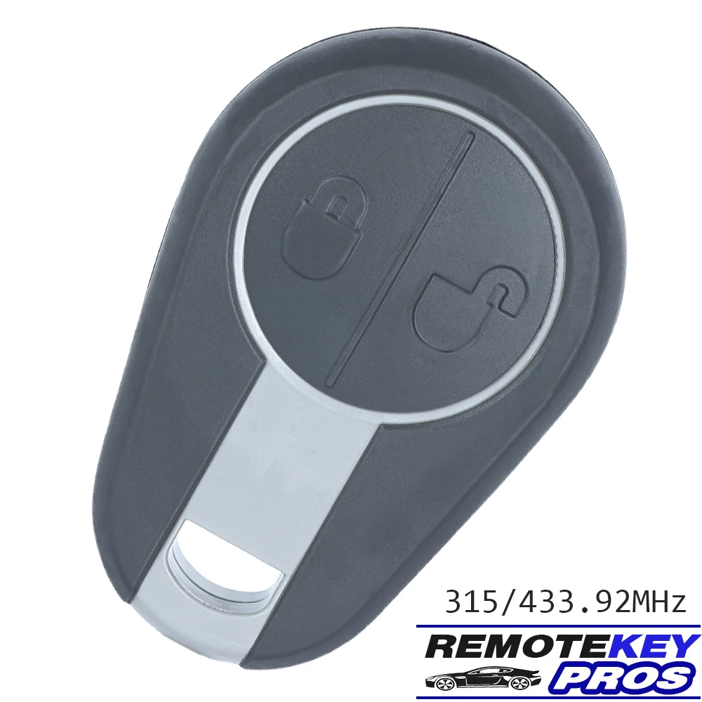 DIYKEY 2 Buttons 315MHz / 433MHz Remote Car Key Keyless Fob for Volvo Evro 5 VNL VNM FM FH VN FL Euro 5 Truck