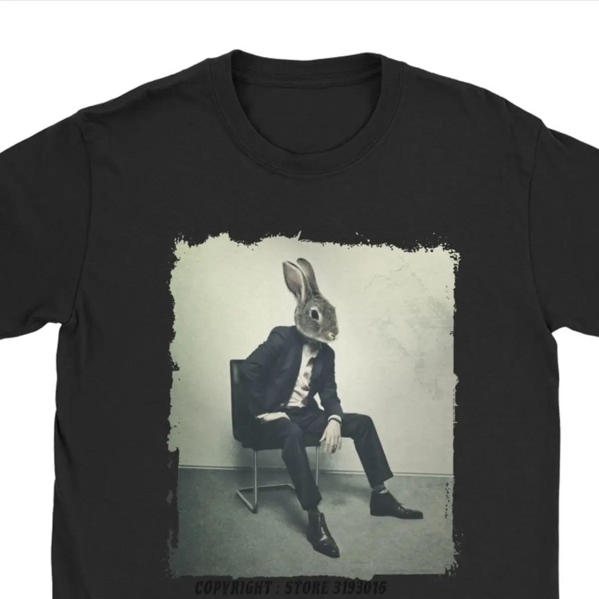 Stylish Rabbit Men's 3D Tshirts Rusty Lake Game Retro Tees Camisas O Neck Premium Cotton Sport Unisxe Tops T Shirt