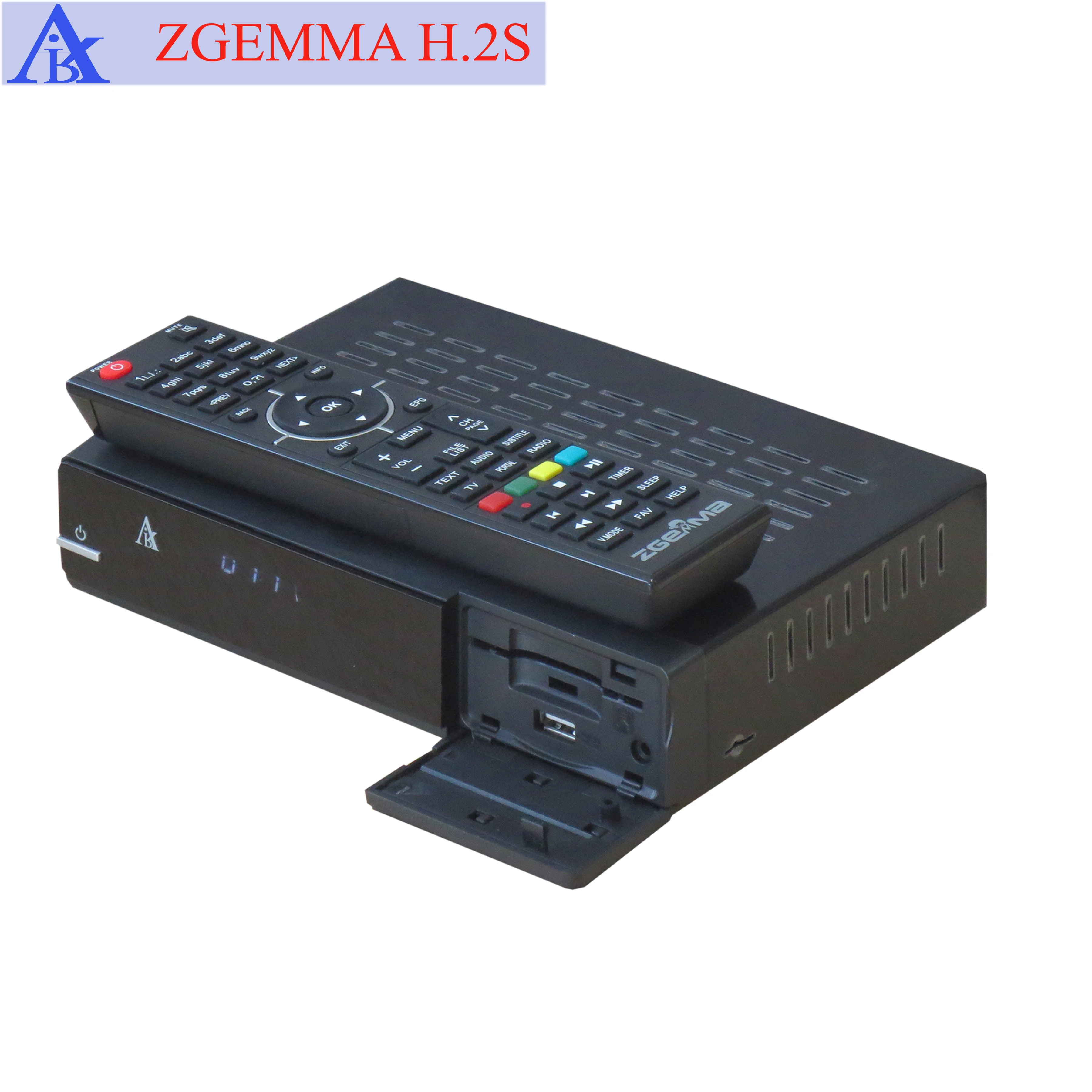 ZGEMMA H.2S DVB-S/lttwin tuner enigma2 Linux OS le plus rapide en cours d\'exécution Satellite tv récepteur soutien monde tv récepteur