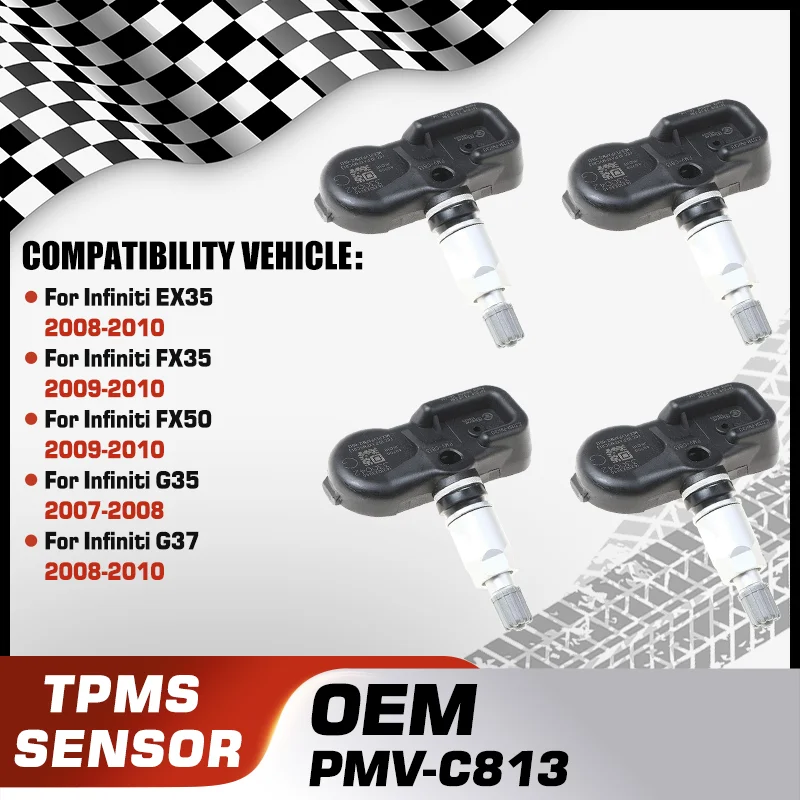 

For Infiniti EX35 Infiniti FX35 Infiniti FX50 Infiniti G35 Infiniti G37 Car TPMS Tire Pressure Monitor Sensor System PMV-C813