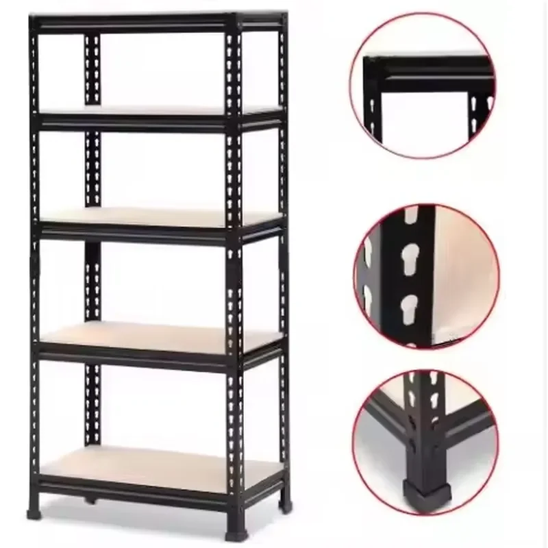 for High Quality Adjustable Steel Shelf with Gourd Hole Most Popular Storage Racks Shelving Units