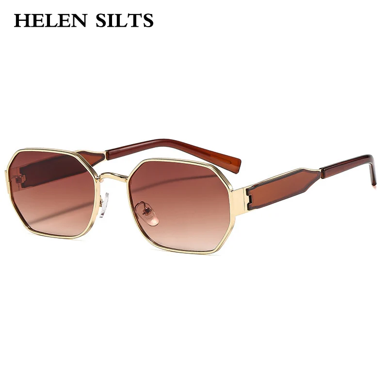

Polygon Metal Sunglasses Women 2025 Vintage Sun Glasses Men Luxury Brand Designer Steampunk Popular Sunglasses UV400 ﻿