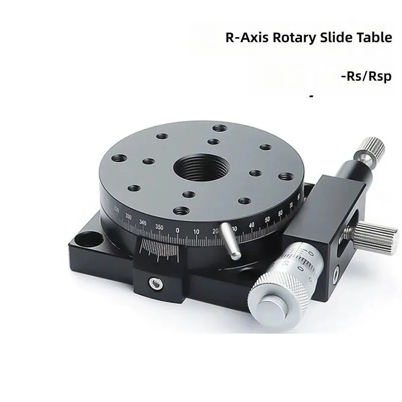 for RS RSP R-axis Rotating Platform High Precision Displacement Table 360 Degree Angle Fine Tuning Indexing Disc Manual