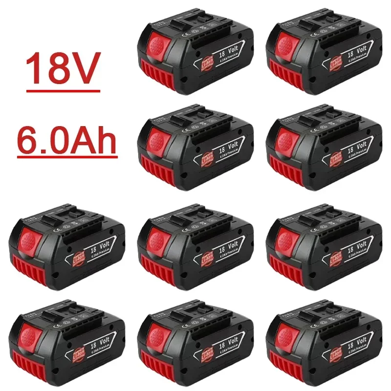 

18650 Battery For Bosch Electric Tool Battery 18V 6000mAh Rechargeable Screwdriver Battery BAT609 BAT609G BAT618 BAT618