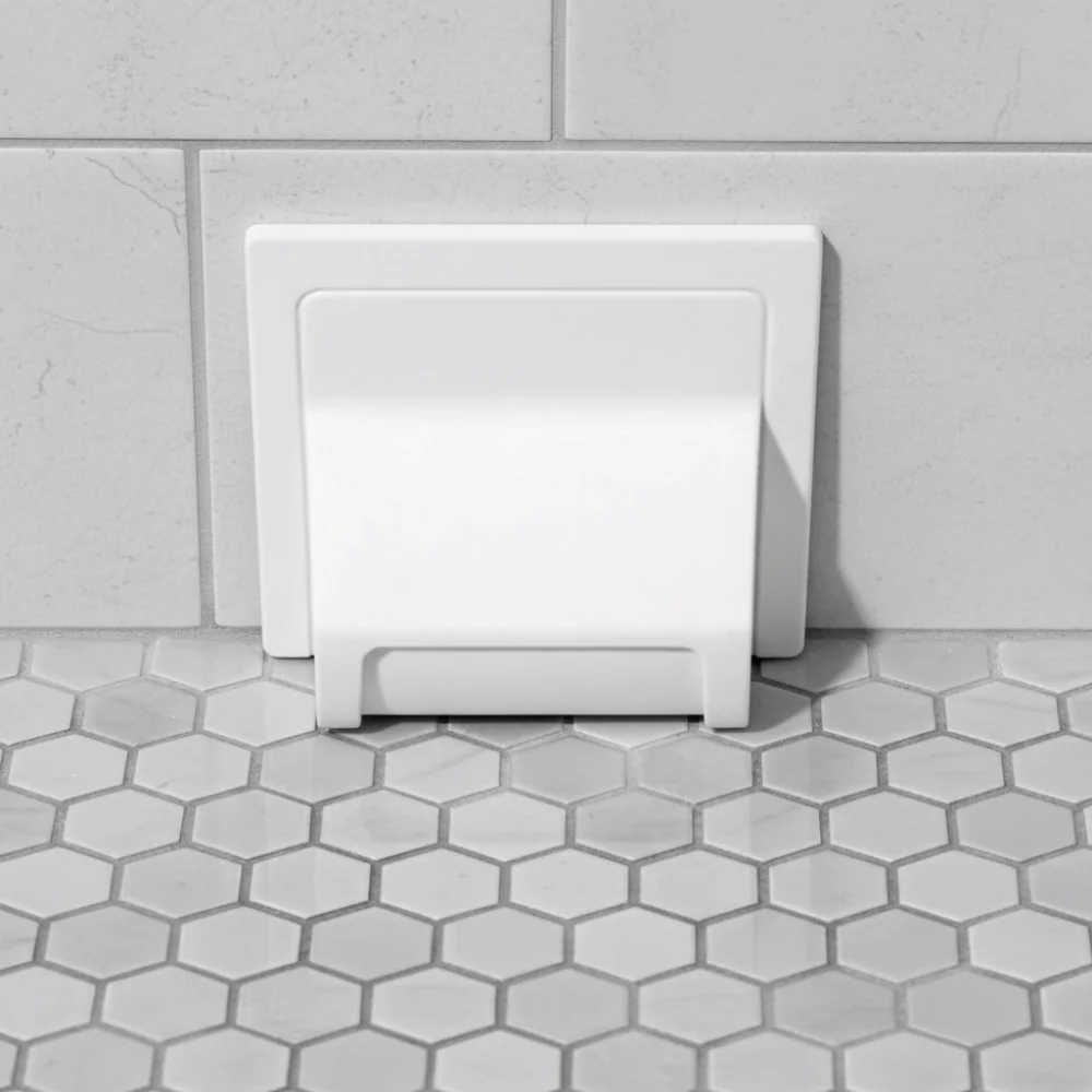 ABS Material Bathroom Wall Drain Baffle Durable Construction Simple Installation Drain Protector Sticker Quick Installation