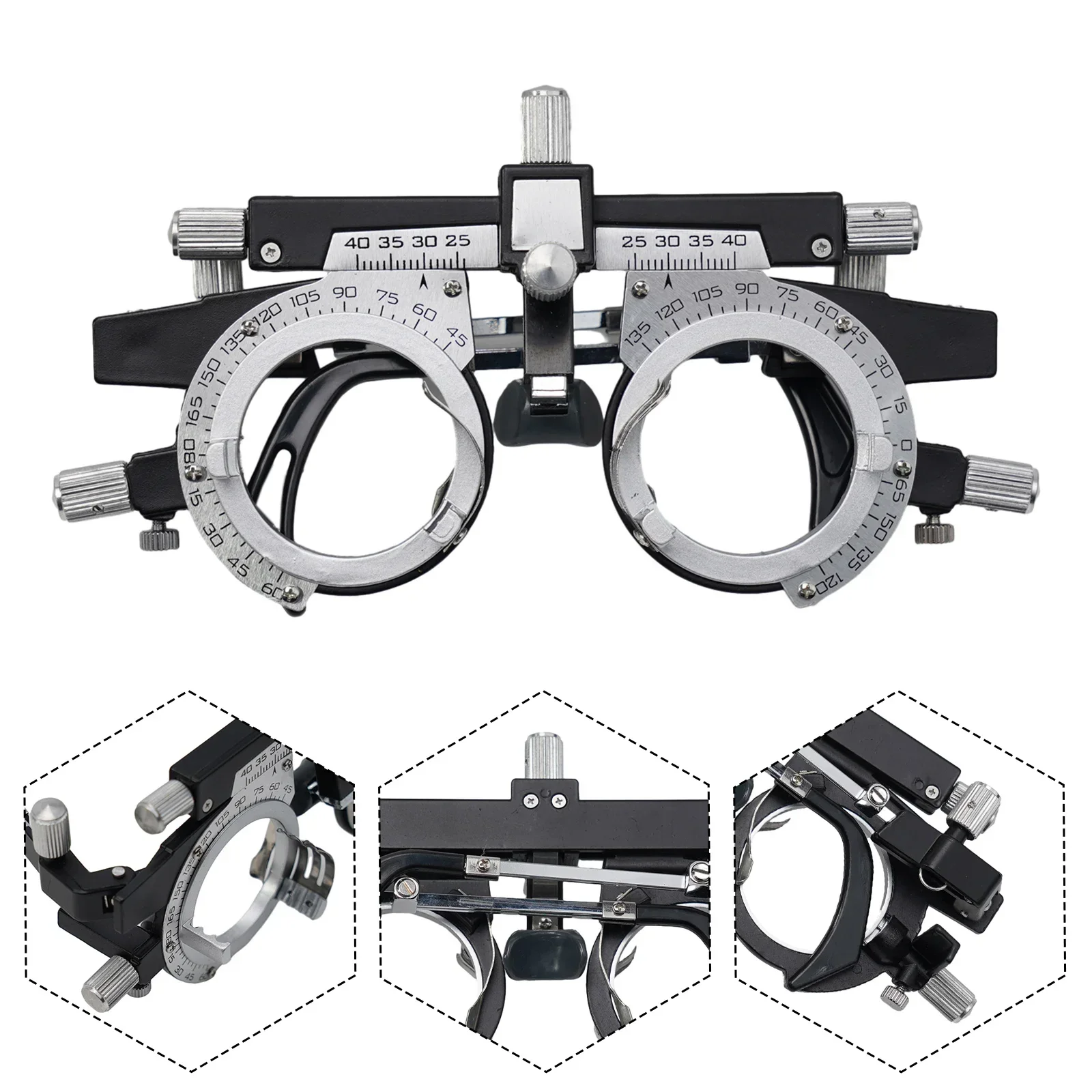 Optometry Trial Frame  Adjustable Optical Frame for Optician  Suitable and Comfortable Fit  PD Adjustment Range 48 80mm