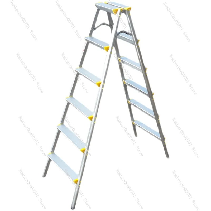 

Thickened Multifunctional Folding Aluminum Alloy Ladder Telescopic Double-Sided A-Frame Ladder Portable Indoor
