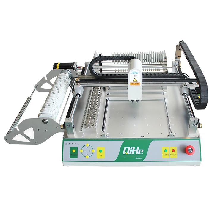 QIHE Automatic PCB Mini Pick And Place TVM802B Circuit Board Printing SMT SMD Placement Machine