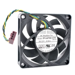 PVA070E12M 7cm 70mm fan 70x70x15mm DC12V 0.36A 4pin 6500rpm high-speed cooling fan for chassis CPU
