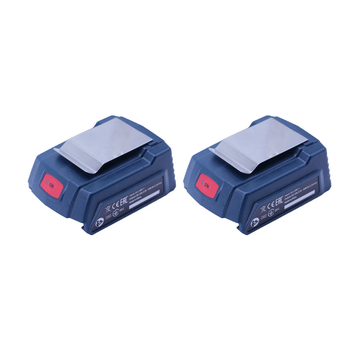 

2X Suitable for BOSCH GAA18-24 USB Interface Adapter with Indicator Light Charging Treasure Suitable for 14.4-18V