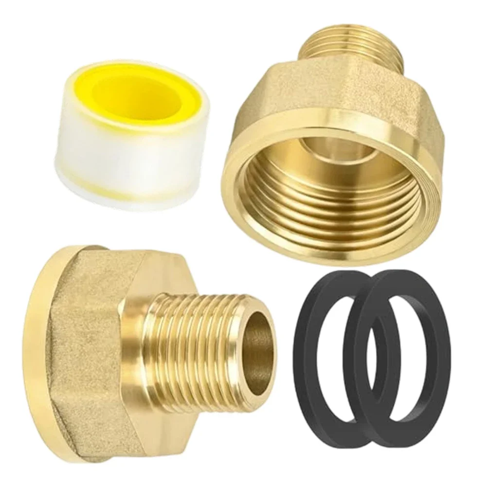 Threaded Connector Brass Reducer For Garden Irrigation Threaded Connection Hand-tight Installation For Plumbing Systems