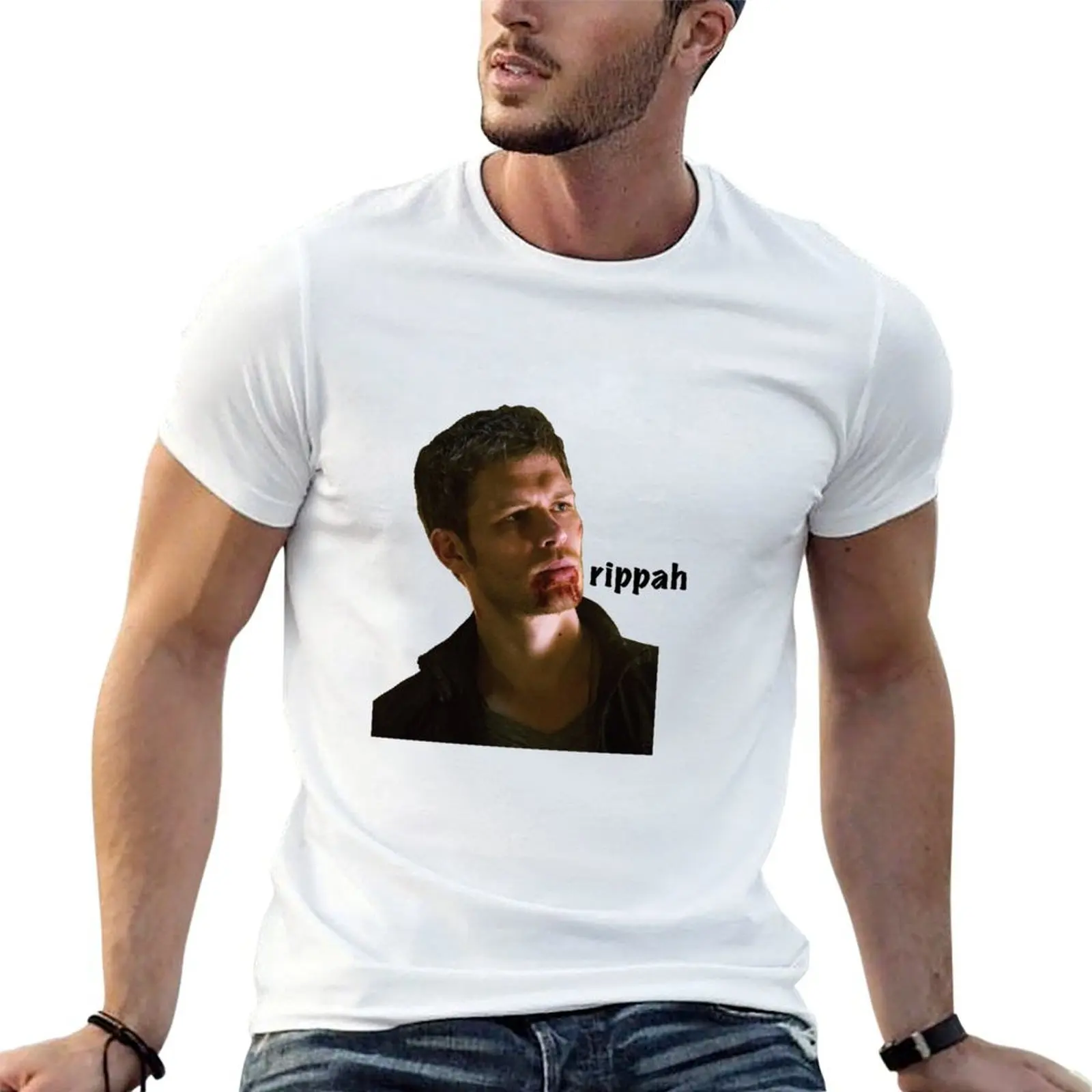 Klaus Mikaelson “rippah” T-Shirt Outdoor Working T-Shirt