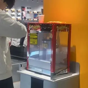 

Commercial Electric Heating Popcorn Machine Fully Automatic for Ball Butterfly Popcorn Business