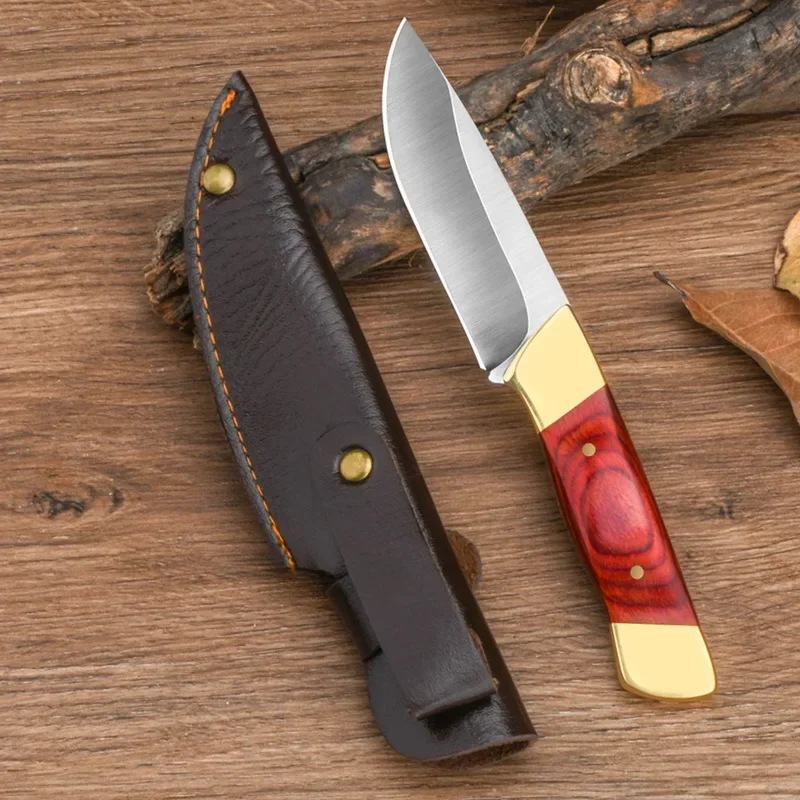 Outdoor Household Fruit Knife Stainless Steel Knife Kitchen Knife Mongolian Hand Meat Knife Meat Eating Knife Gift Knife