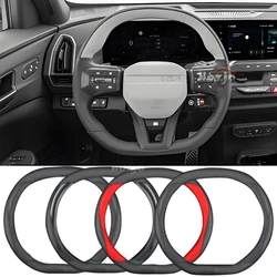 Leather Car Steering Wheel Cover for KIA K4 GT-line K4 2024 2023 2025 Non-slip Auto Interior Accessories